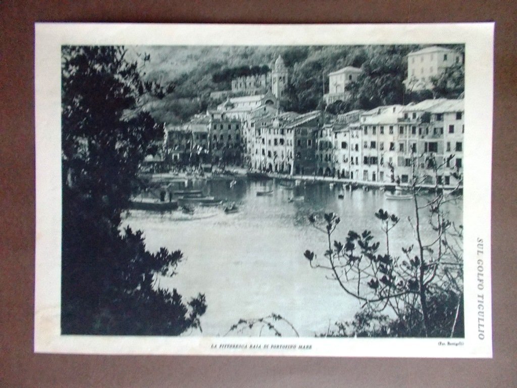 Golfo Tigullio Portofino Mare Santa Margherita Ligure del 1926