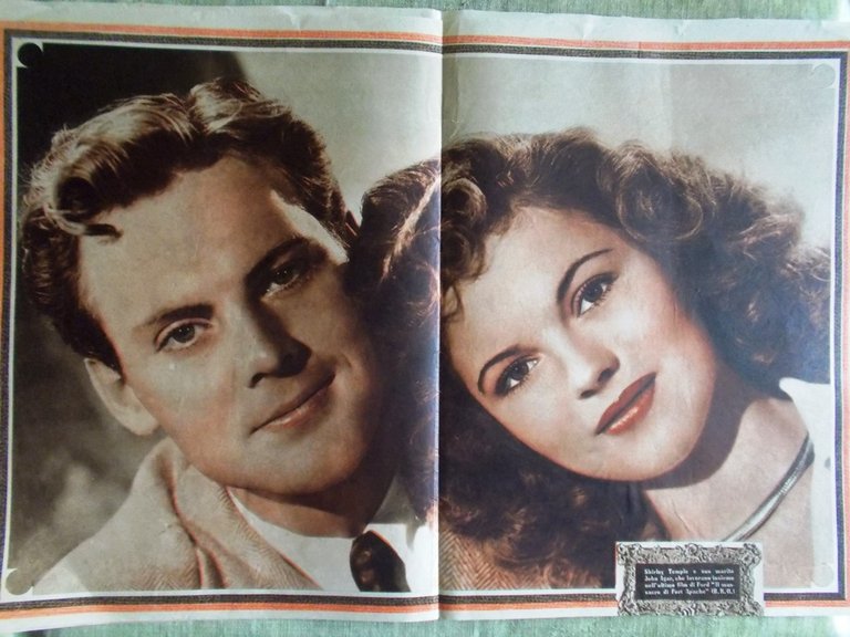 Hollywood del 16 Ottobre 1948 Stewart Fleming Shirley Temple Darnell …