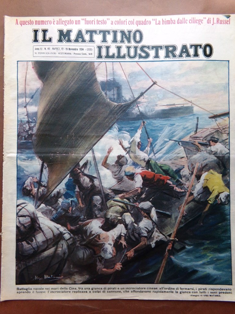 Il Mattino Illustrato 12 Novembre 1934 Baracca Toraja Somalia Marchisio …