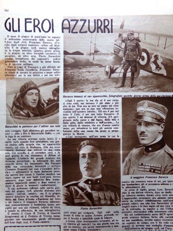 Il Mattino Illustrato 12 Novembre 1934 Baracca Toraja Somalia Marchisio …