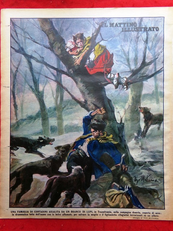 Il Mattino Illustrato 14 Dicembre 1936 Eduardo VIII Simpson Inghilterra …