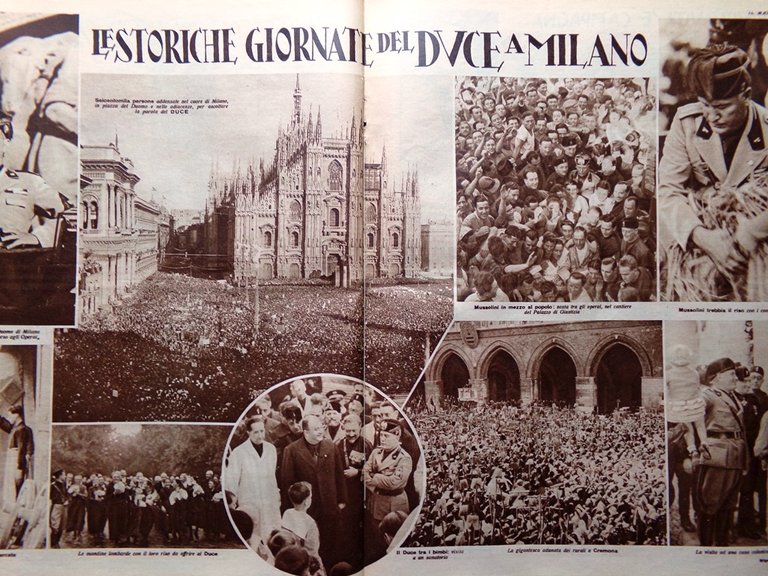 Il Mattino Illustrato 15 Ottobre 1934 Duce Milano Alessandro Barthou …