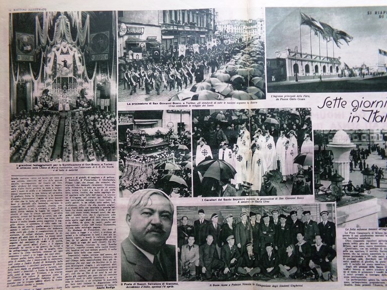 Il Mattino Illustrato 16 Aprile 1934 Alesund Bosco Della Croce …