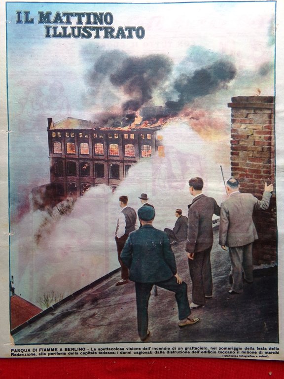 Il Mattino Illustrato 16 Aprile 1934 Alesund Bosco Della Croce …