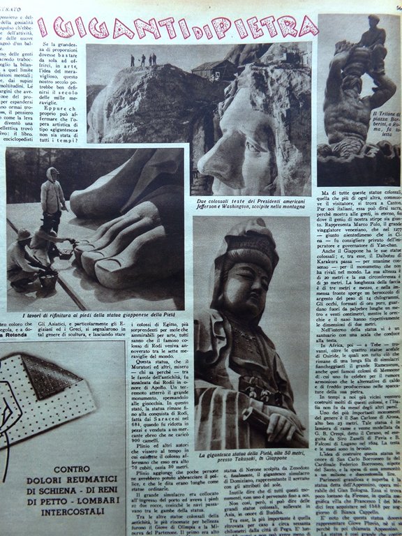 Il Mattino Illustrato 16 Novembre 1936 Miracolo di Rogliano Casteldante …