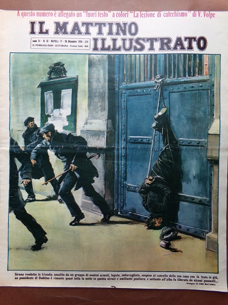 Il Mattino Illustrato 17 Dicembre 1934 Sanniti Gran Sasso Provincia …