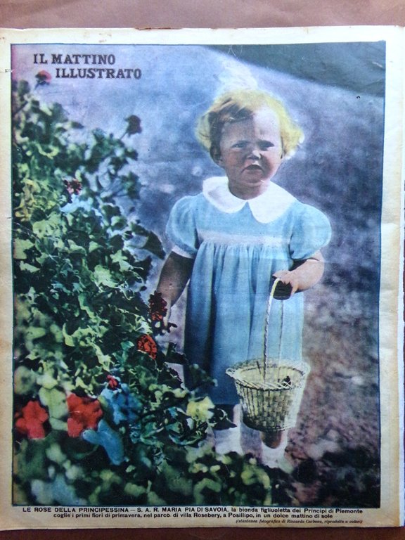 Il Mattino Illustrato 2 Marzo 1936 Tembien Endertà Curie Radium …