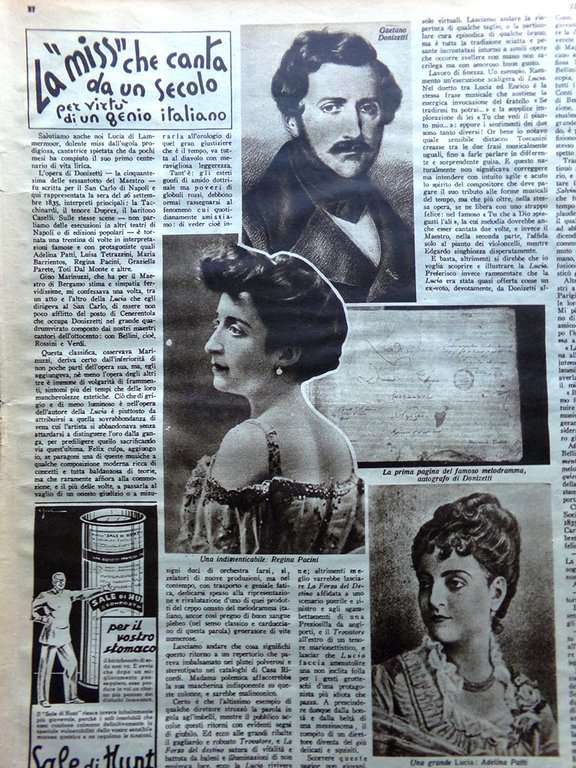 Il Mattino Illustrato 20 Gennaio 1936 John Gilbert Sforza Patti …
