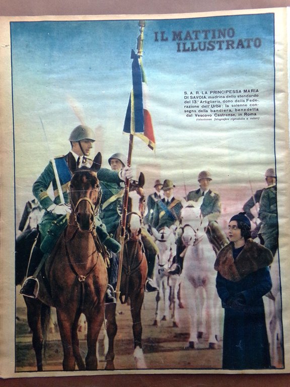 Il Mattino Illustrato 20 Gennaio 1936 John Gilbert Sforza Patti …