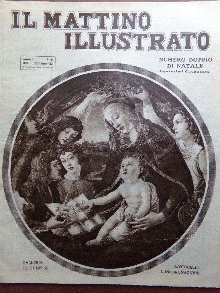 Il Mattino Illustrato 21 Dicembre 1925 Numero Natale Barbella Assisi …