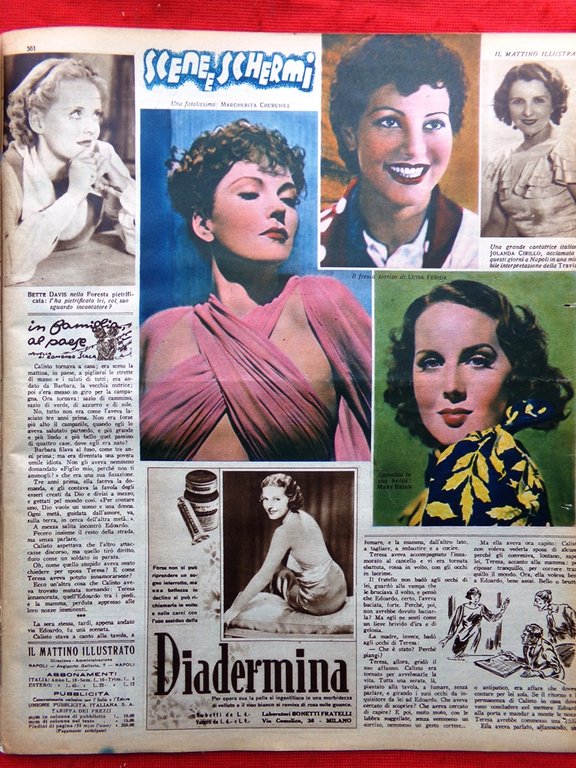 Il Mattino Illustrato 23 Novembre 1936 Sforza Giro del Mondo …