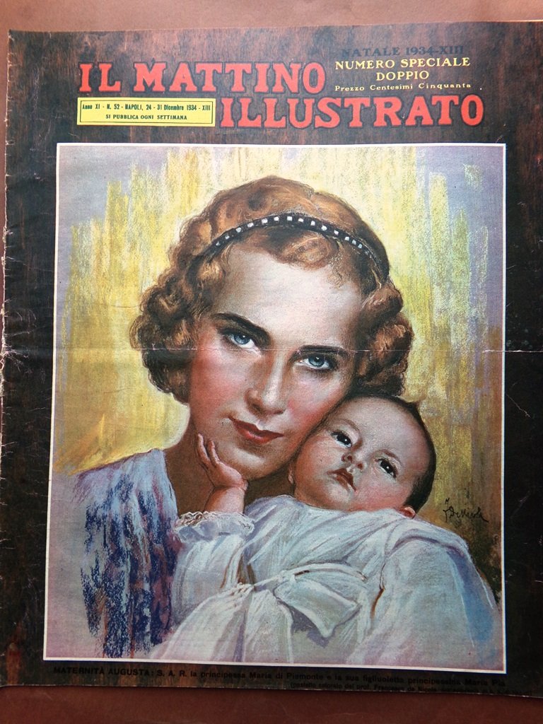 Il Mattino Illustrato 24 Dicembre 1934 Speciale di Natale Bellini …