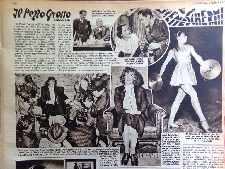 Il Mattino Illustrato 25 Maggio 1936 Negus Croce Rossa Puerperio …
