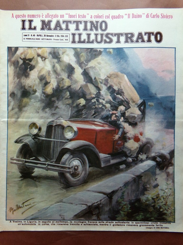 Il Mattino Illustrato 26 Novembre 1934 Briganti in Manciukuò Duce …