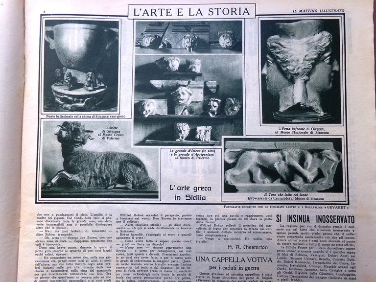 Il Mattino Illustrato 26 Ottobre 1925 Alluvione Calabria Strauss Panama …