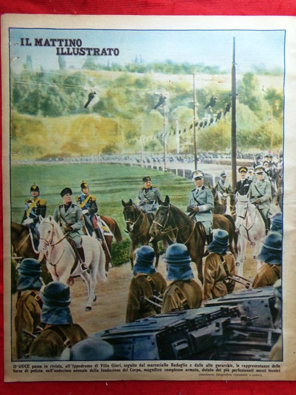 Il Mattino Illustrato 26 Ottobre 1936 Marcia del Duce Cupolone …