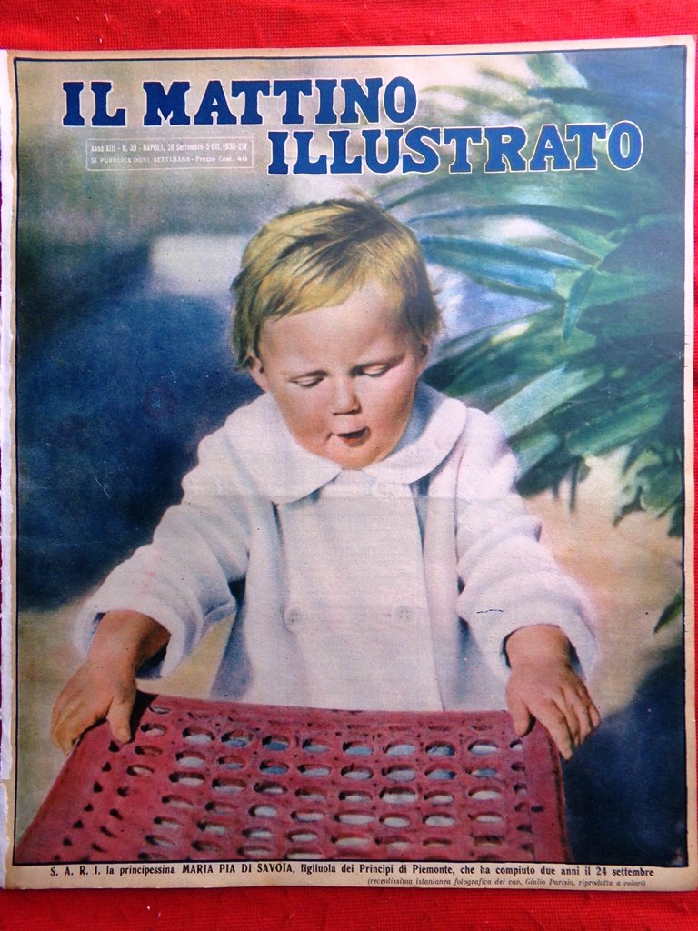 Il Mattino Illustrato 28 Settembre 1936 Loen Norvegia Tasso Fiera …