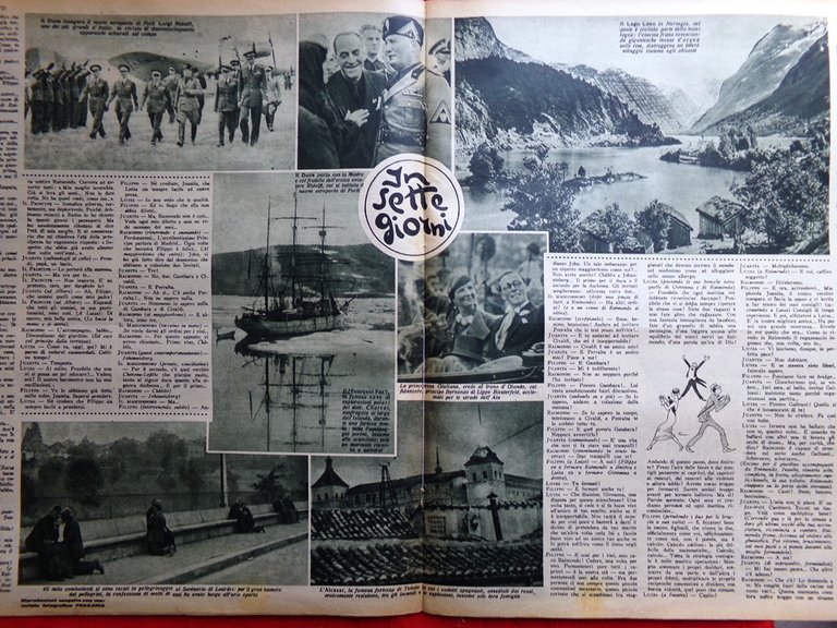 Il Mattino Illustrato 28 Settembre 1936 Loen Norvegia Tasso Fiera …