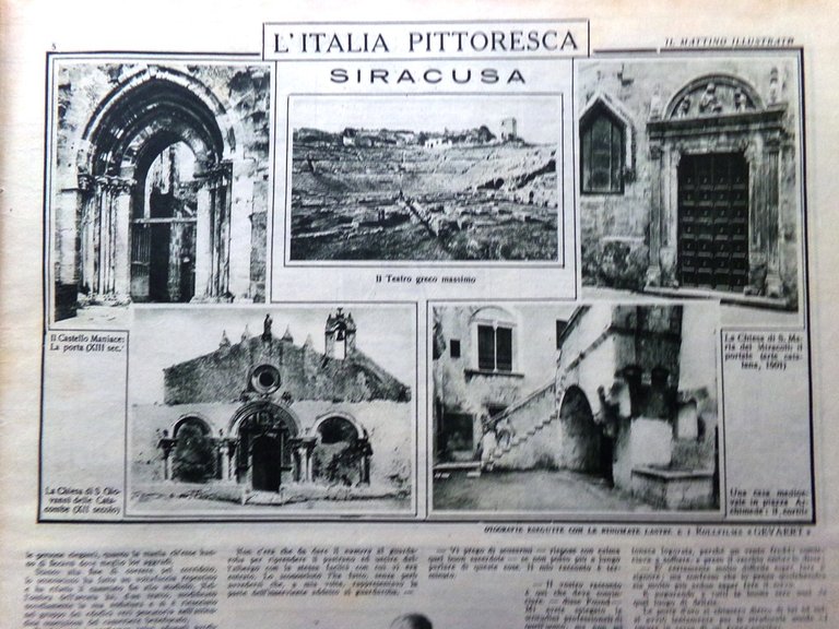 Il Mattino Illustrato 29 Giugno 1925 Canton Cina Abruzzo Siracusa …