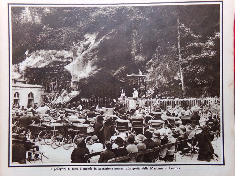 Il Mattino Illustrato 3 Novembre 1924 Lourdes Epopea Italica Trento …