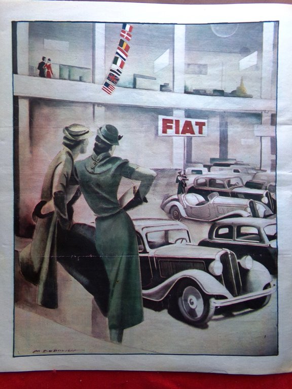 Il Mattino Illustrato 30 Aprile 1934 Duce Fiat Bolivar Natale …