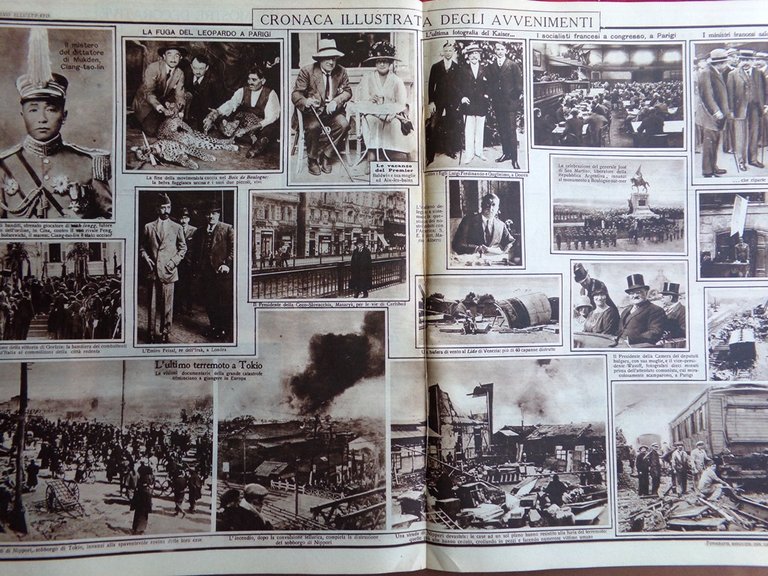 Il Mattino Illustrato 31 Agosto 1925 Budapest Troia Zuolin Terremoto …