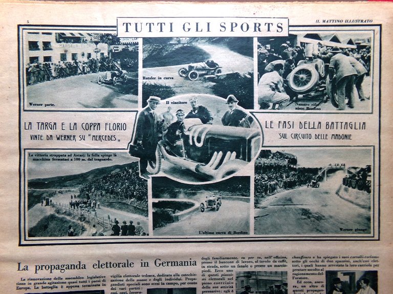 Il Mattino Illustrato 5 Maggio 1924 Wembley Biennale Venezia Targa …