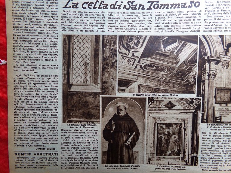Il Mattino Illustrato 5 Ottobre 1936 San Sebastiano Cella Tommaso …
