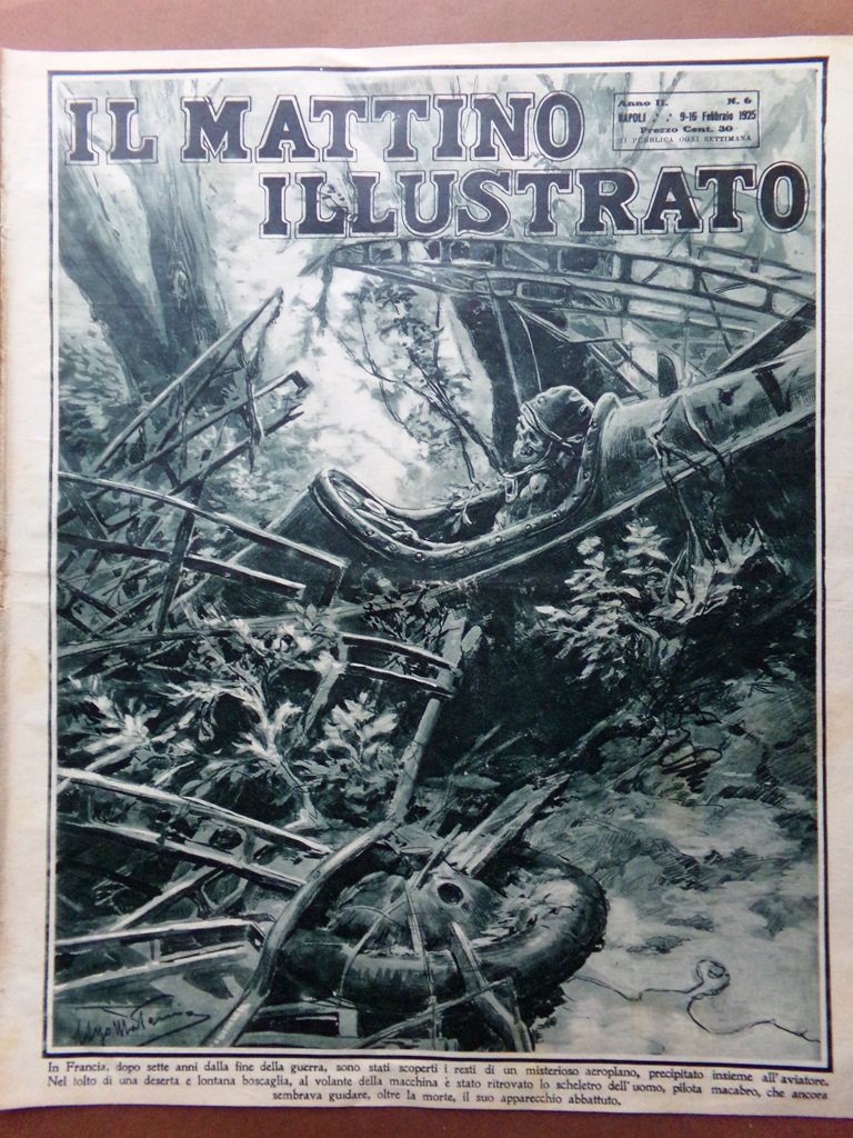 Il Mattino Illustrato 9 Febbraio 1925 Messico Yucatan Gadames Alatri …