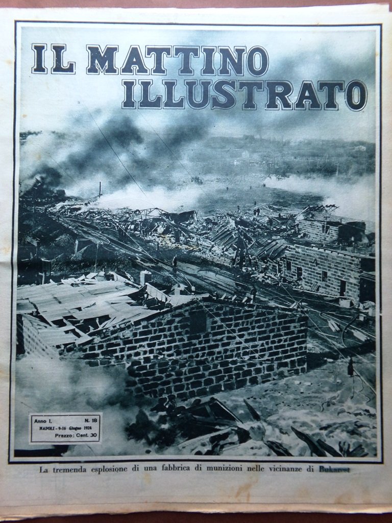 Il Mattino Illustrato 9 Giugno 1924 Partenio Sovrani a Londra …