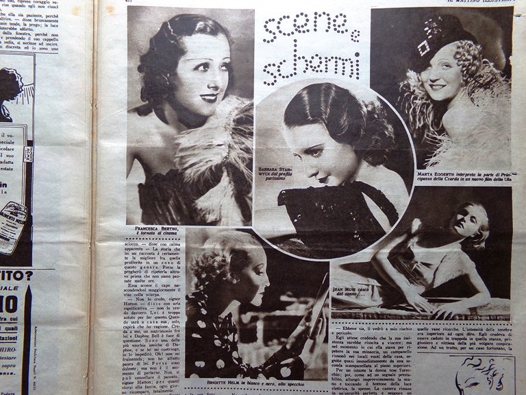 Il Mattino Illustrato 9 Luglio 1934 Carnera Baer Pirati Abruzzo …