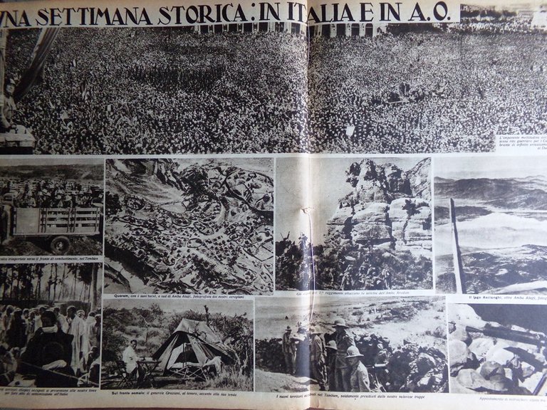 Il Mattino Illustrato 9 Marzo 1936 Caduti di Adua Battaglia …
