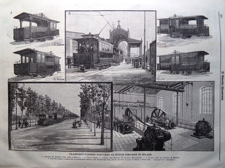 Il Secolo Illustrato 1 Dicembre 1895 Oriente Rada Smirne Cimitero …