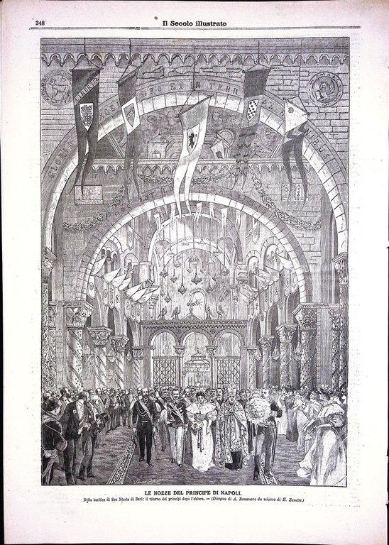 Il Secolo Illustrato 1 Novembre 1896 Nozze del Principe Napoli …