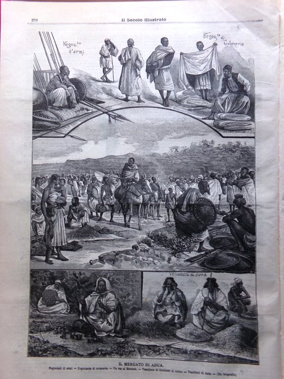 Il Secolo Illustrato 1 Settembre 1895 Regate Lago Maggiore Paganini …