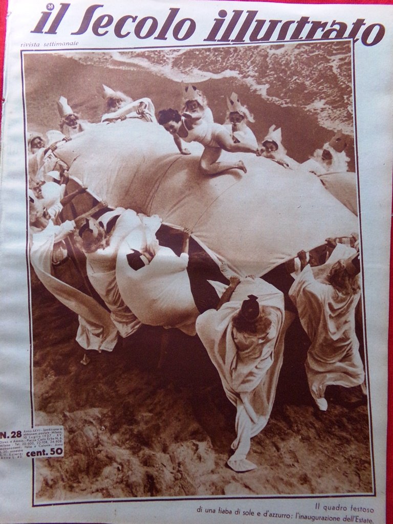 Il Secolo Illustrato 10 Luglio 1937 Smemorato Rodez Jean Harlow …