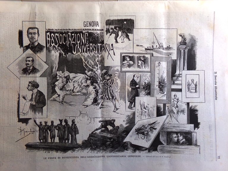 Il Secolo Illustrato 10 Marzo 1895 New York Brooklyn Douglass …