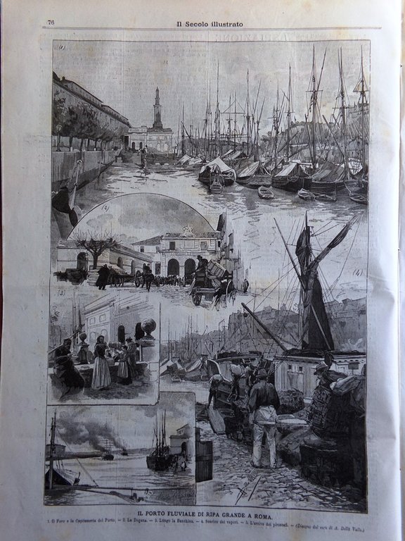Il Secolo Illustrato 10 Marzo 1895 New York Brooklyn Douglass …