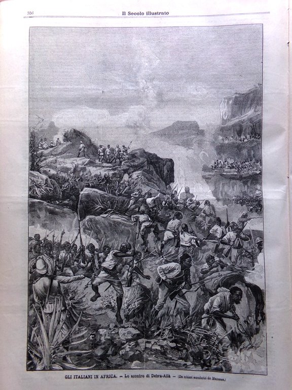 Il Secolo Illustrato 10 Novembre 1895 Ferrovia Avellino Rocchetta Guerra …