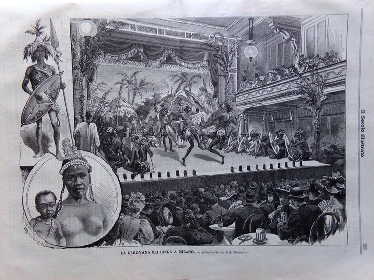 Il Secolo Illustrato 13 Ottobre 1895 Morte di Pasteur Dinka …