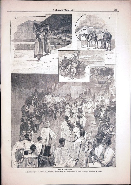 Il Secolo Illustrato 15 novembre 1896 Crematorio Milano Bosforo Isola …