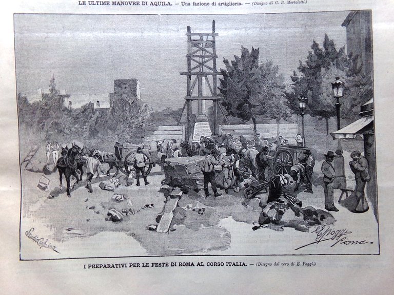 Il Secolo Illustrato 15 Settembre 1895 Esposizione Eucaristica Feste Roma …