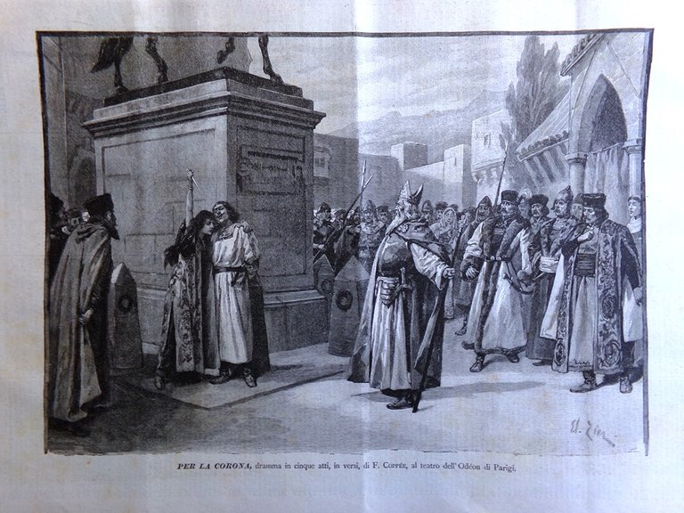 Il Secolo Illustrato 17 Febbraio 1895 Cristo Purim Bovio Pirano …