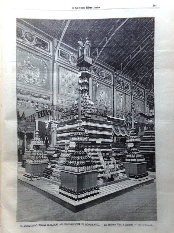 Il Secolo Illustrato 18 Agosto 1895 Estate Duomo Milano Manovre …