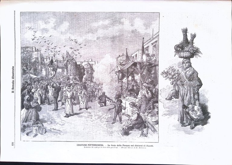 Il Secolo Illustrato 19 Aprile 1896 Andrea Chénier Giordano Feste …