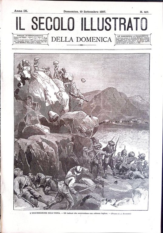 Il Secolo Illustrato 19 Settembre 1897 Malpighi Crevalcore Donizetti Champorcher | Immagine Gallery 1