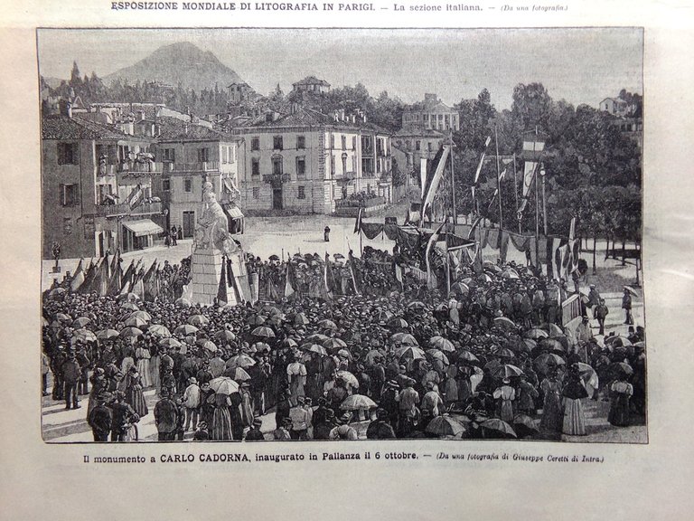 Il Secolo Illustrato 20 Ottobre 1895 Guerra Africa Pallanza Esposizione …