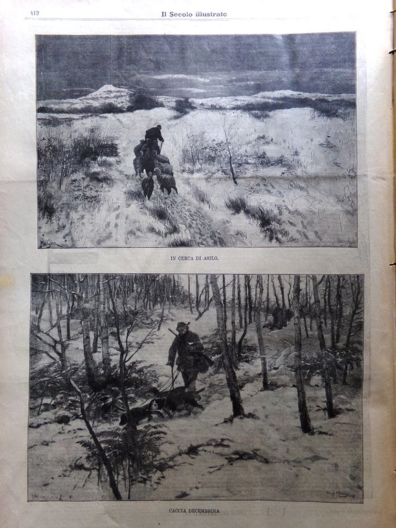 Il Secolo Illustrato 24 Dicembre 1905 Esposizione Umoristica Albero Natale …