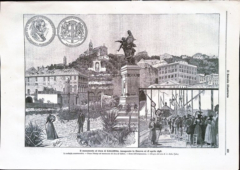 Il Secolo Illustrato 26 Aprile 1896 Guerra Africa Monumento Genova …