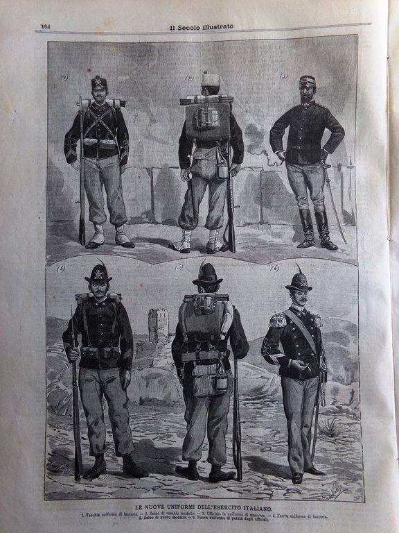 Il Secolo Illustrato 26 Maggio 1895 Gran Premio Milano Uniformi …